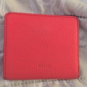 SMALL CORAL FOSSIL WALLET/CARDHOLDER